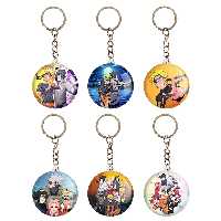 جاکلیدی خندالو مدل انیمه ناروتو کد 328A مجموعه 6 عددی