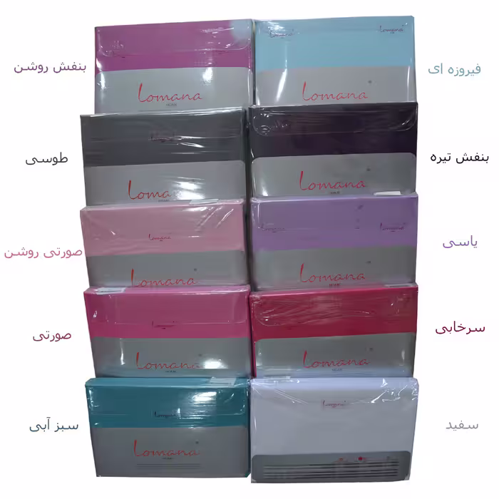 سرویس ملحفه لومانامدل k amp Q دو نفره 3 تکه