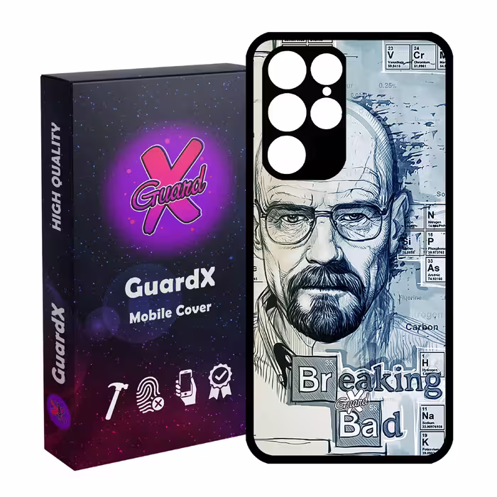 کاور گارد ایکس طرح Breaking Bad مدل Glass10202 مناسب برای گوشی موبایل سامسونگ Galaxy S22 Ultra