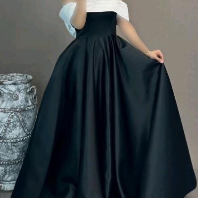 پیراهن شب زنانه ساتن مدل مجلسی