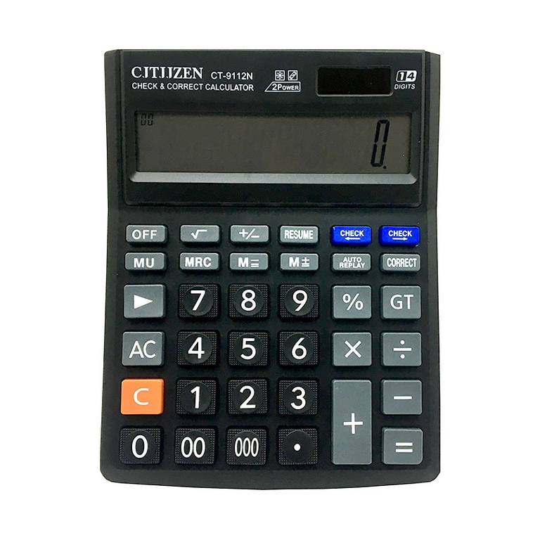 ماشین حساب سیتیژن CJTJJZEN مدل CT - 9112N