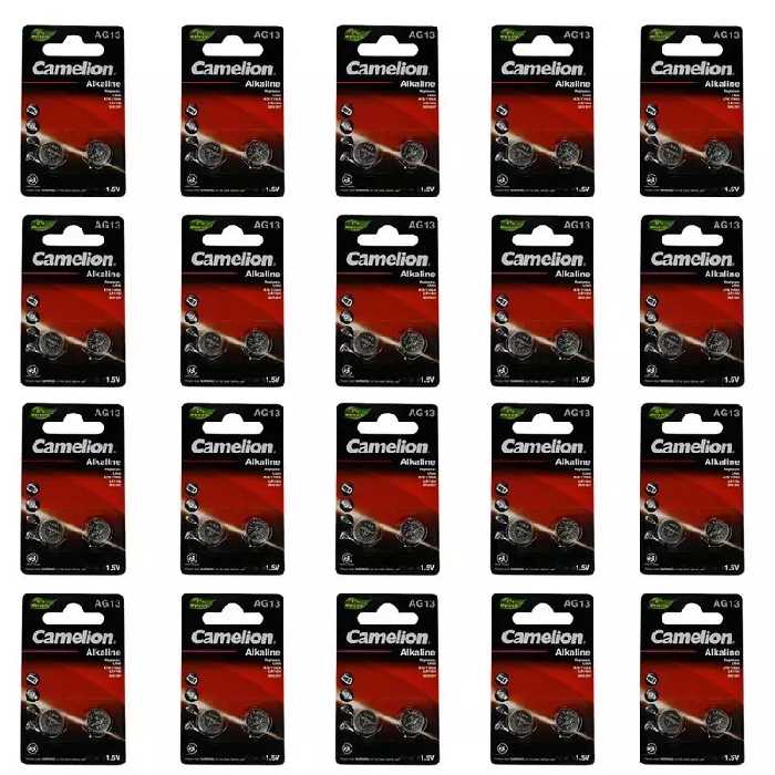 باتری ساعت کملیون مدل AG13-LR44-A76-1166A-LR1154 بسته 40 عددی