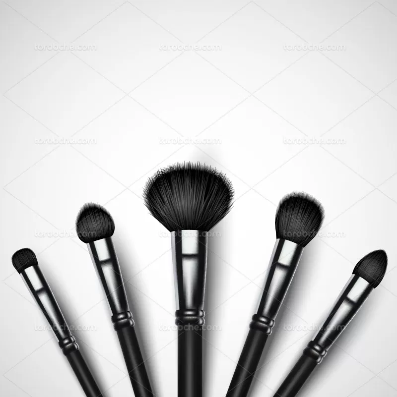 وکتور براش آرایشی | گرافیک با طعم تربچه