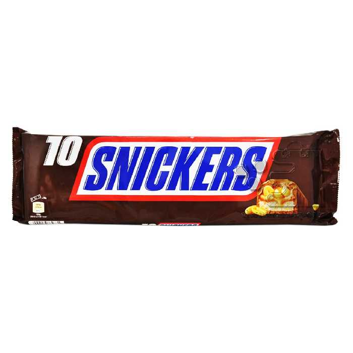 پک 10 تایی شکلات اسنیکرز - snickers