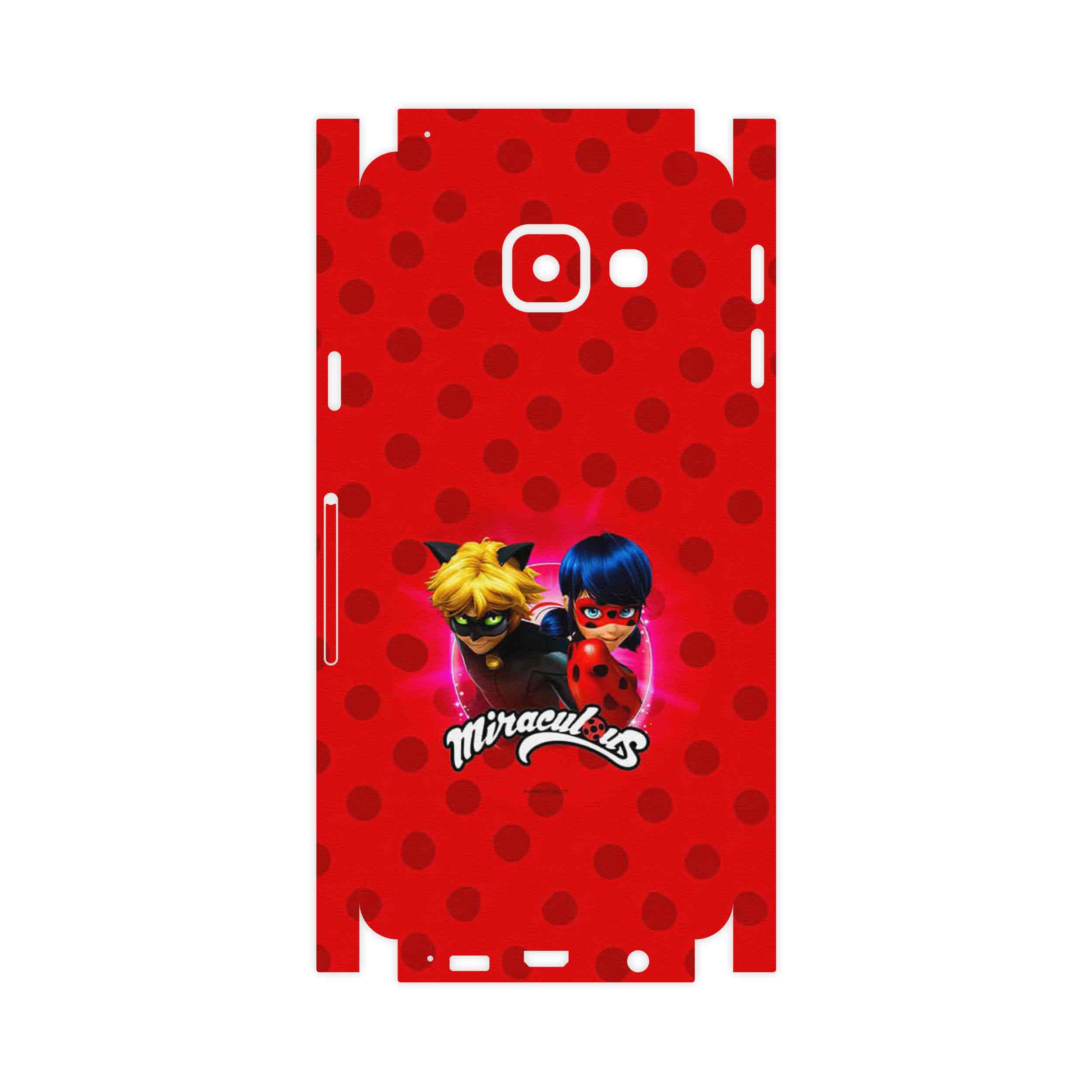 برچسب پوششی ماهوت مدل Ladybug and Cat Noir-FullSkin مناسب برای گوشی موبایل سامسونگ Galaxy A3 2016