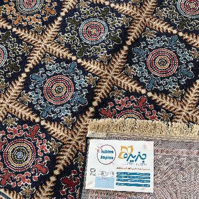 گلیم ماشینی جزیره طرح افشاری