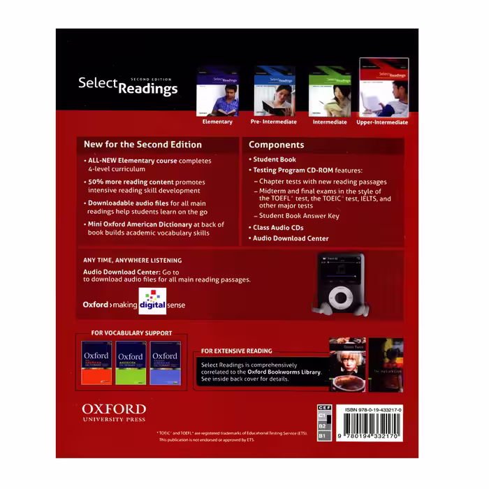 کتاب Select Readings Upper-Intermediate اثر Linda Lee And Jean Bernard انتشارات آرماندیس