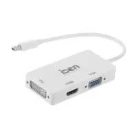 مبدل mini Display به HDMI/VGA/DVI ایده مدل 006