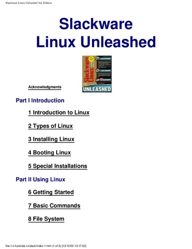 خرید و دانلود نسخه کامل کتاب Slackware Linux Unleashed
