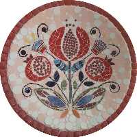 بشقاب طرح انار کد 301