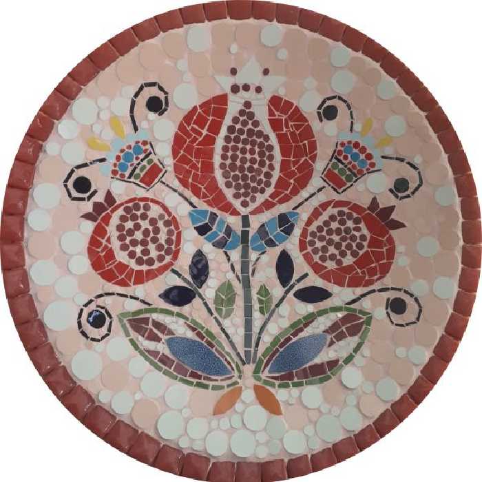 بشقاب طرح انار کد 301