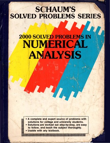 خرید و دانلود نسخه کامل کتاب 2000 Solved Problems in Numerical Analysis