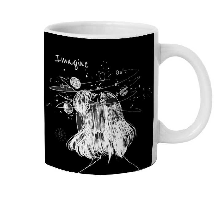 ماگ دارلی طرح مینیمال دختر مدل M399