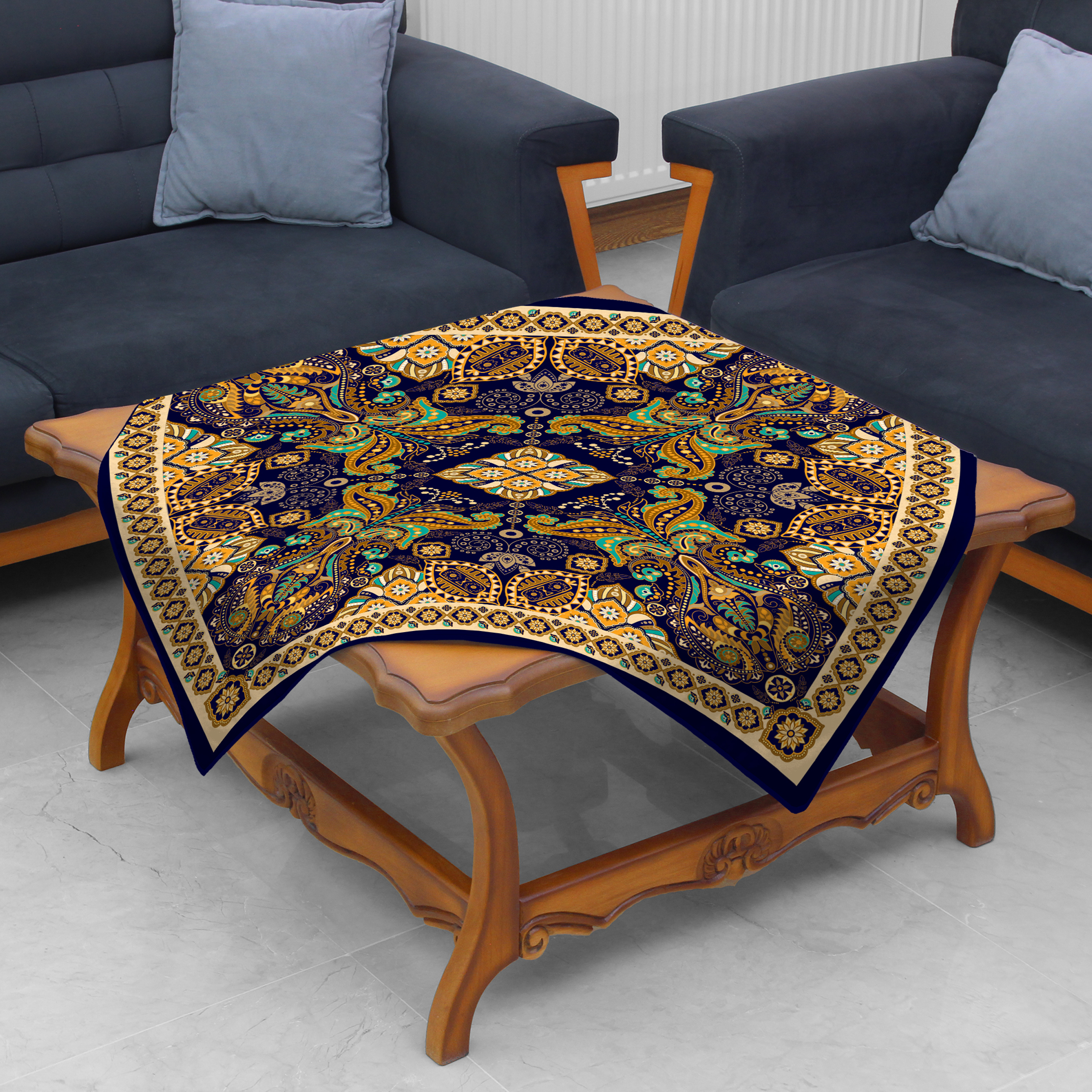 رومیزی طرح اسلیمی کد 9992