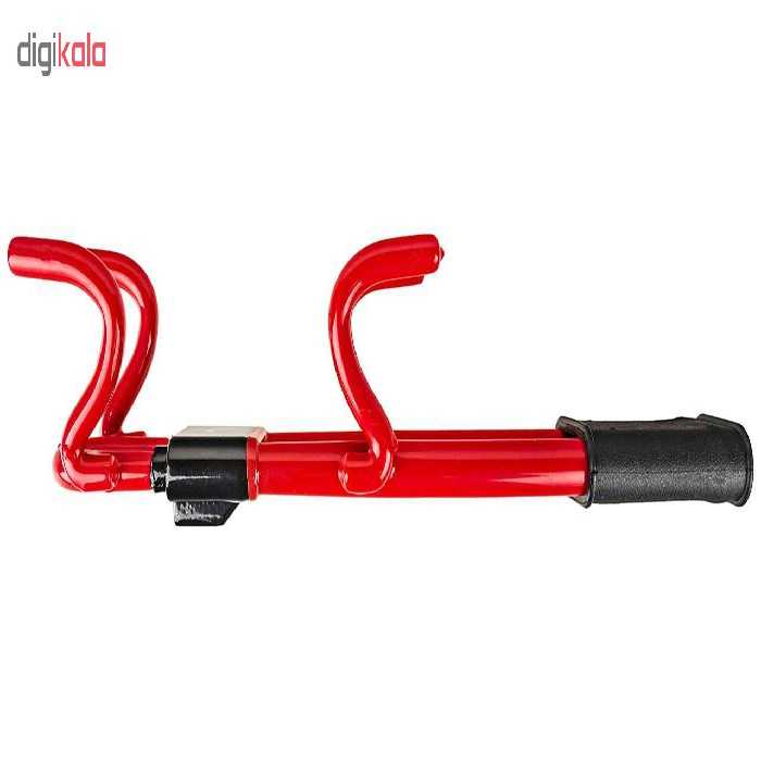 قفل فرمان دوبل دسته دار خودرو مدل 6887 