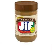 کره بادام‌ زمینی کرمی لو سدیم جیف