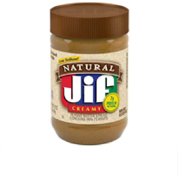 کره بادام‌ زمینی کرمی لو سدیم جیف