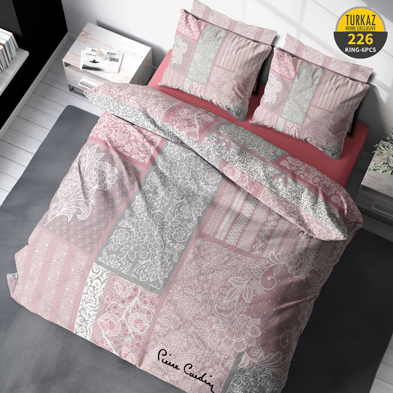 ست روتختی ترک آز کد 226 دونفره 6 تکه