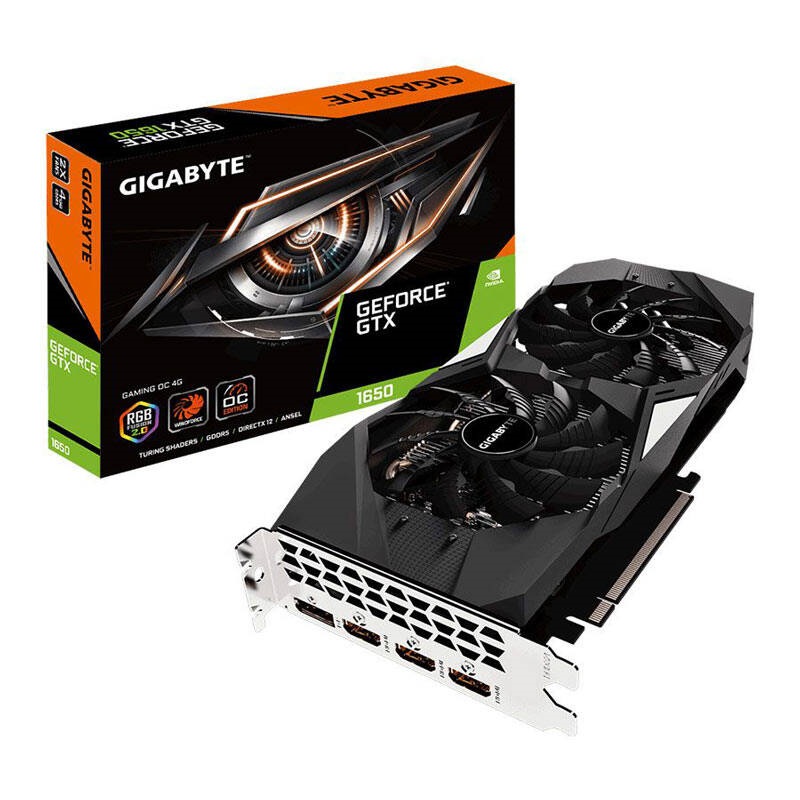 کارت گرافیک Gigabyte GeForce GTX1650 OC 4GB GDDR5 128bit