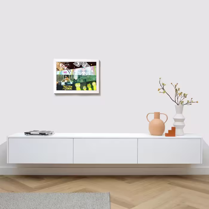 تابلو مدل سریال ریک و مورتی rick and morty W402