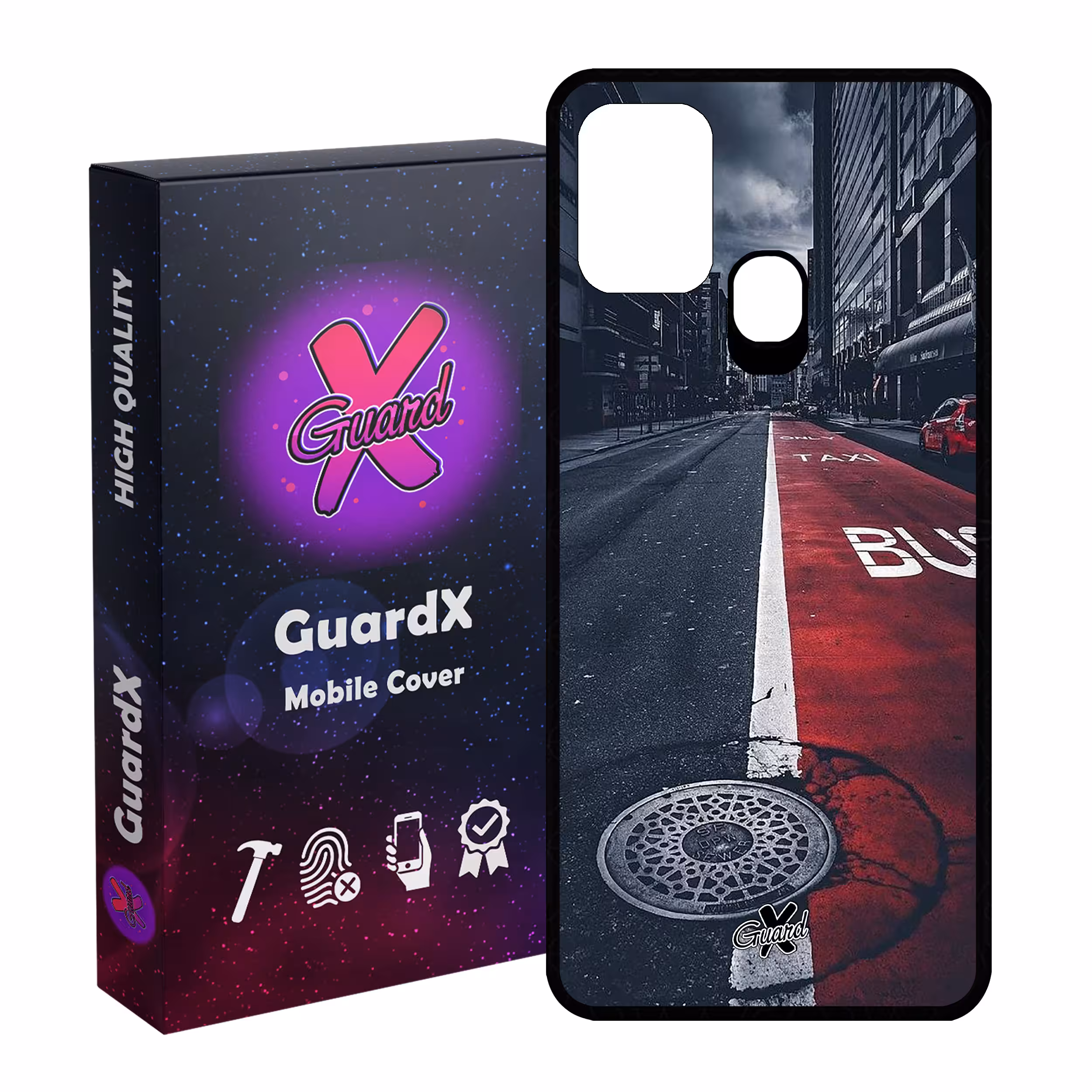 کاور گارد ایکس طرح Street مدل Glass10076 مناسب برای گوشی موبایل سامسونگ Galaxy M31 / M31 Prime / F41