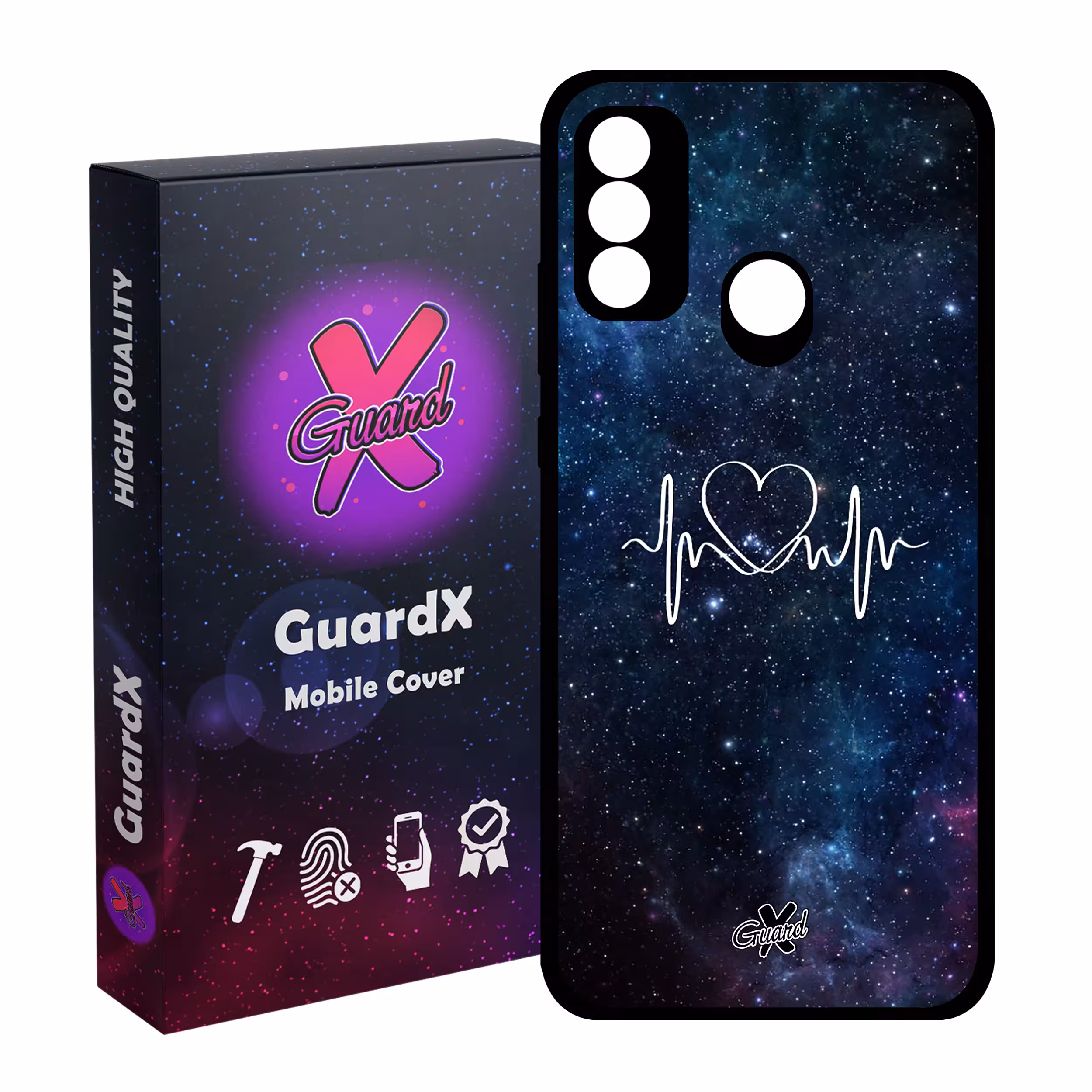 کاور گارد ایکس طرح Love مدل Glass10114 مناسب برای گوشی موبایل هوآوی P Smart 2020