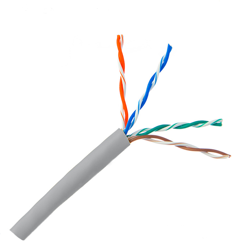 کابل شبکه CAT 5E UTP لنسن مدل LS-5E U/UTP طول 305 متر