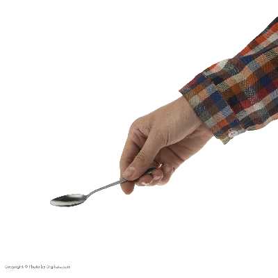 قاشق چای خوری طرح لاله بسته 6 عددی