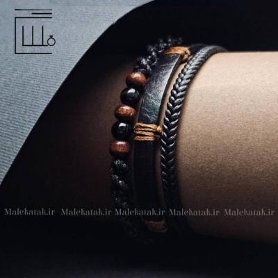دستبند عقیق سلیمانی کاوه