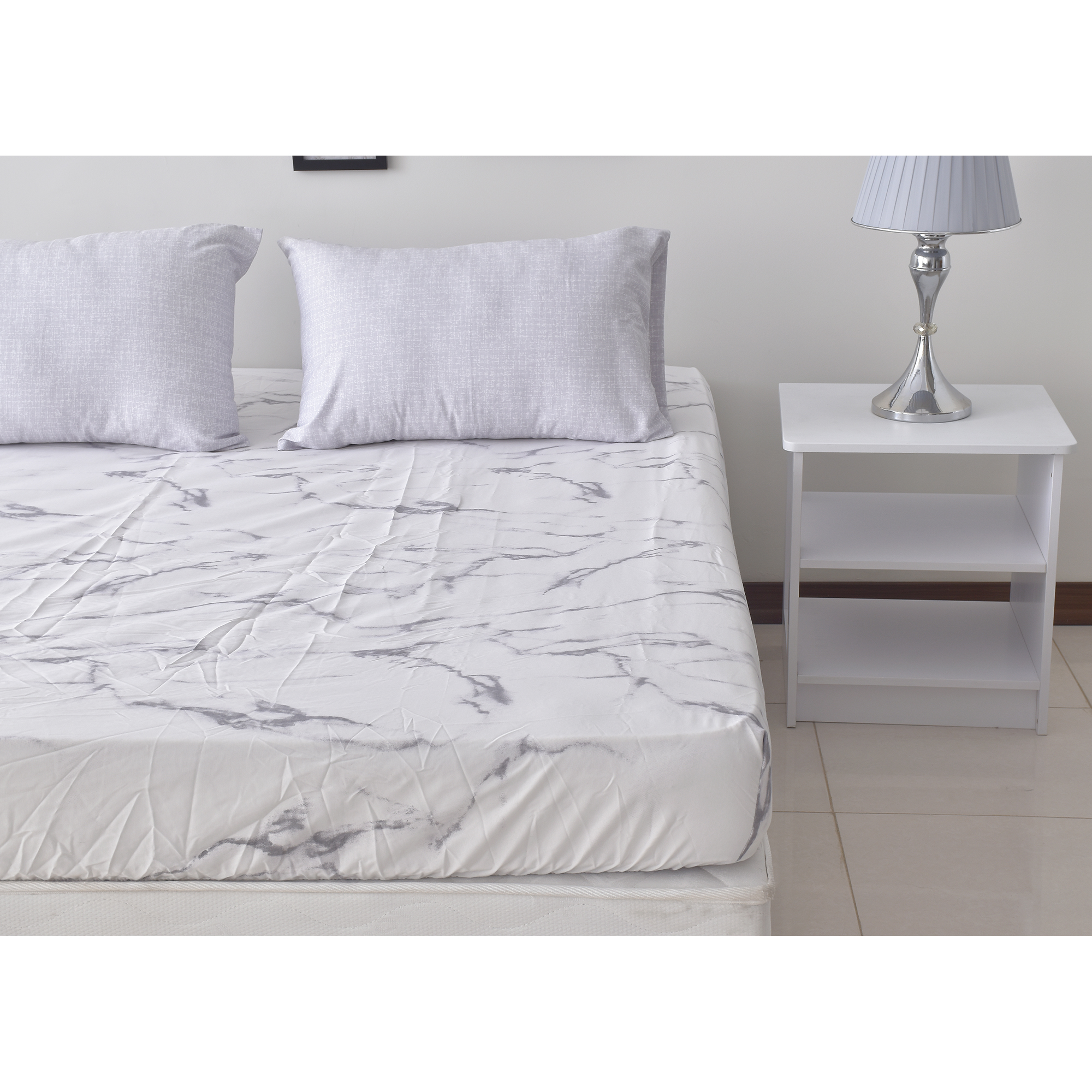 سرویس ملحفه بومرنگ مدل Abrobad-90 یک نفره 2 تکه