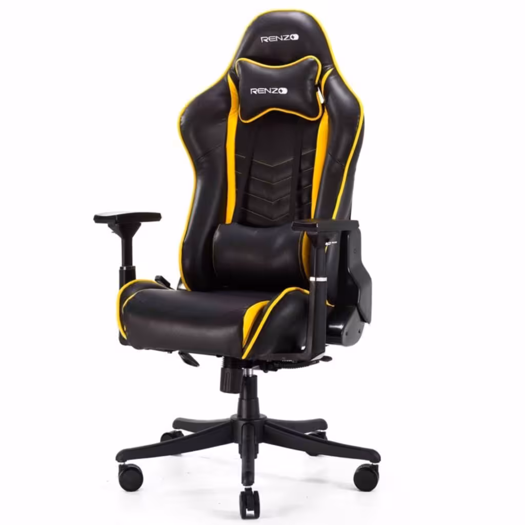 خرید صندلی گیمینگ رنزو Gaming Chair Renzo Yellow با بهترین قیمت