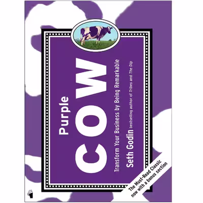 کتاب Purple Cow اثر Seth Godin انتشارات معیار علم