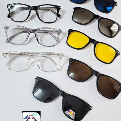 عینک طبی مگنتی 5 کاوردار جنس استیت کد 1202