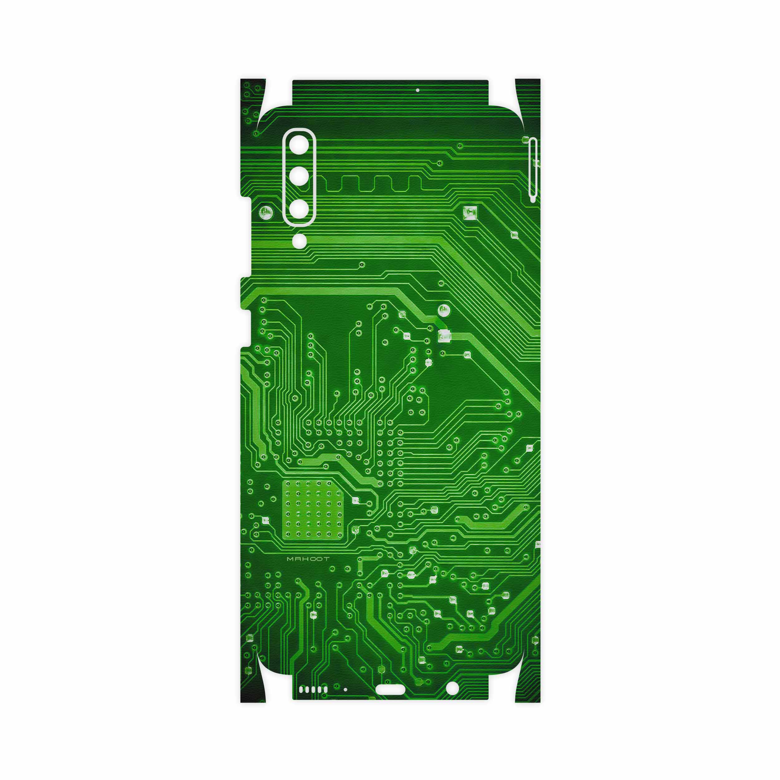 برچسب پوششی ماهوت مدل Green Printed Circuit Board-FullSkin مناسب برای گوشی موبایل سامسونگ Galaxy A70