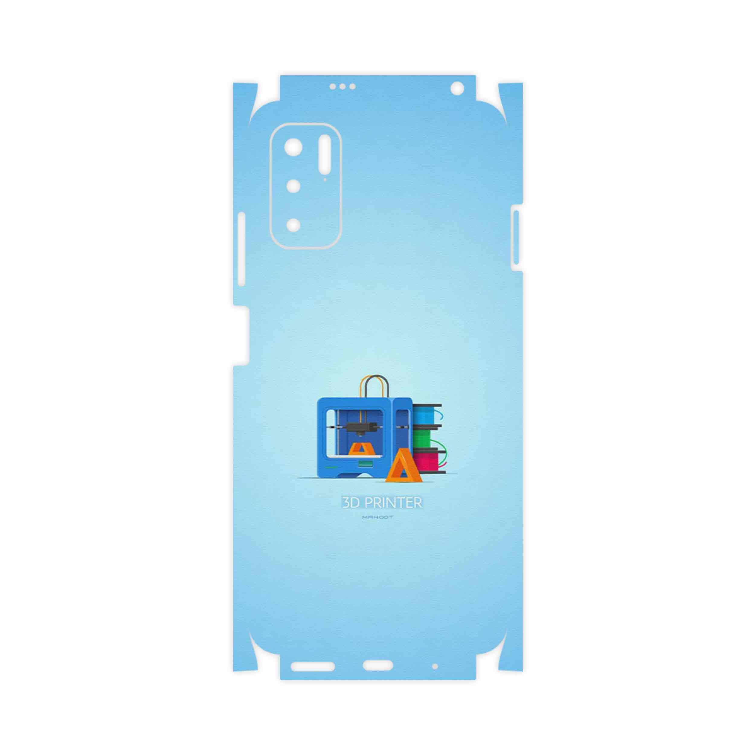 برچسب پوششی ماهوت مدل 3D Printer-FullSkin مناسب برای گوشی موبایل شیائومی Redmi Note 10 5G