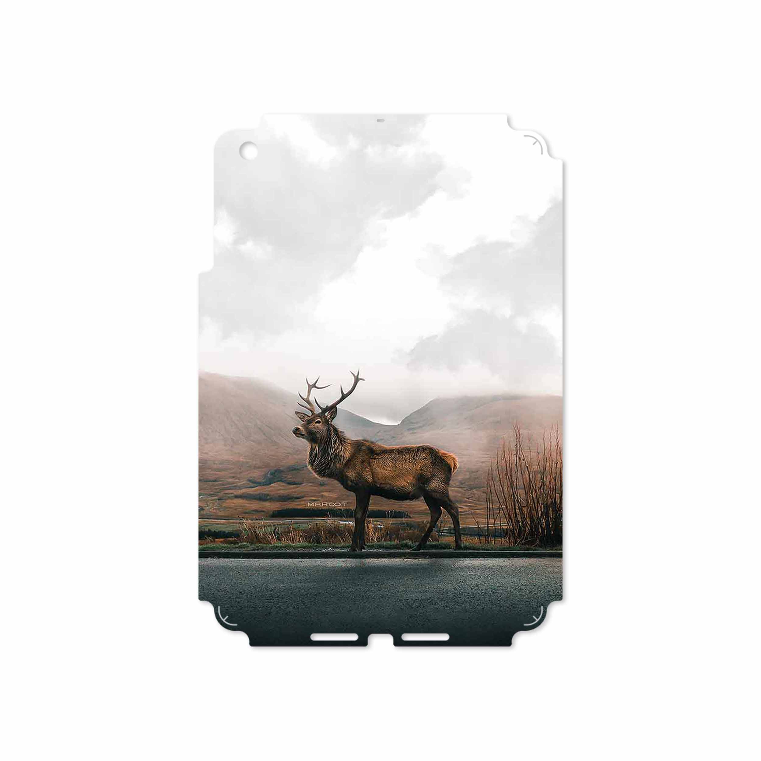 برچسب پوششی ماهوت مدل Horned Deer مناسب برای تبلت اپل iPad mini 2012 A1432