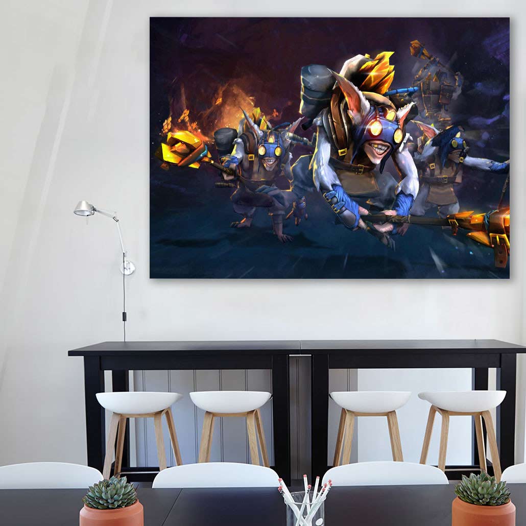 تابلو شاسی گالری استاربوی طرح Meepo مدل Dota 2 کد 064