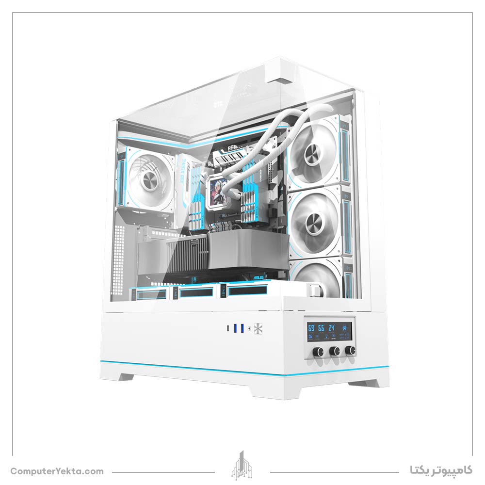 کیس DarkFlash DY450 PRO White