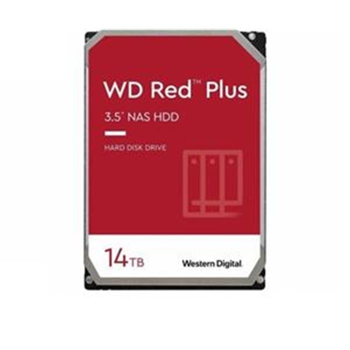 هارد اینترنال WD Red Plus 14TB NAS Hard Disk Drive - 7200 RPM , 512MB