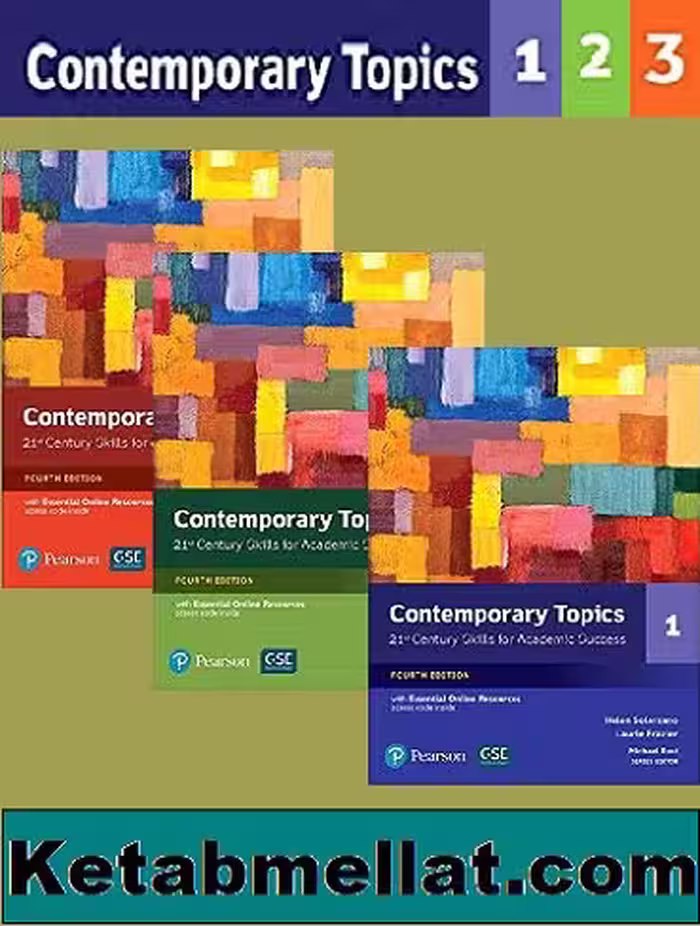 contemporary topics 1,2,3 4ed  مجموعه کتاب کانتمپروری تاپیک (رحلی رنگی)