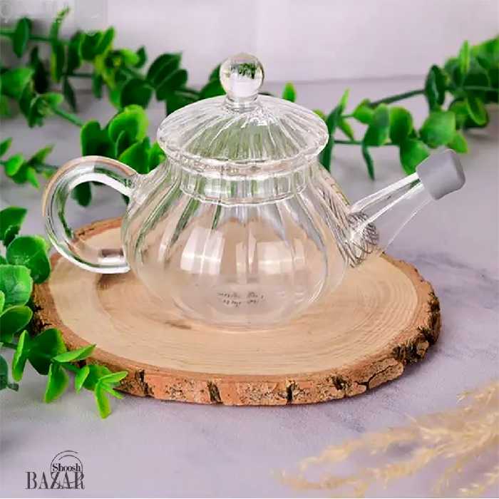 قوری زعفران پیرکس خطی یونیک کد 7933