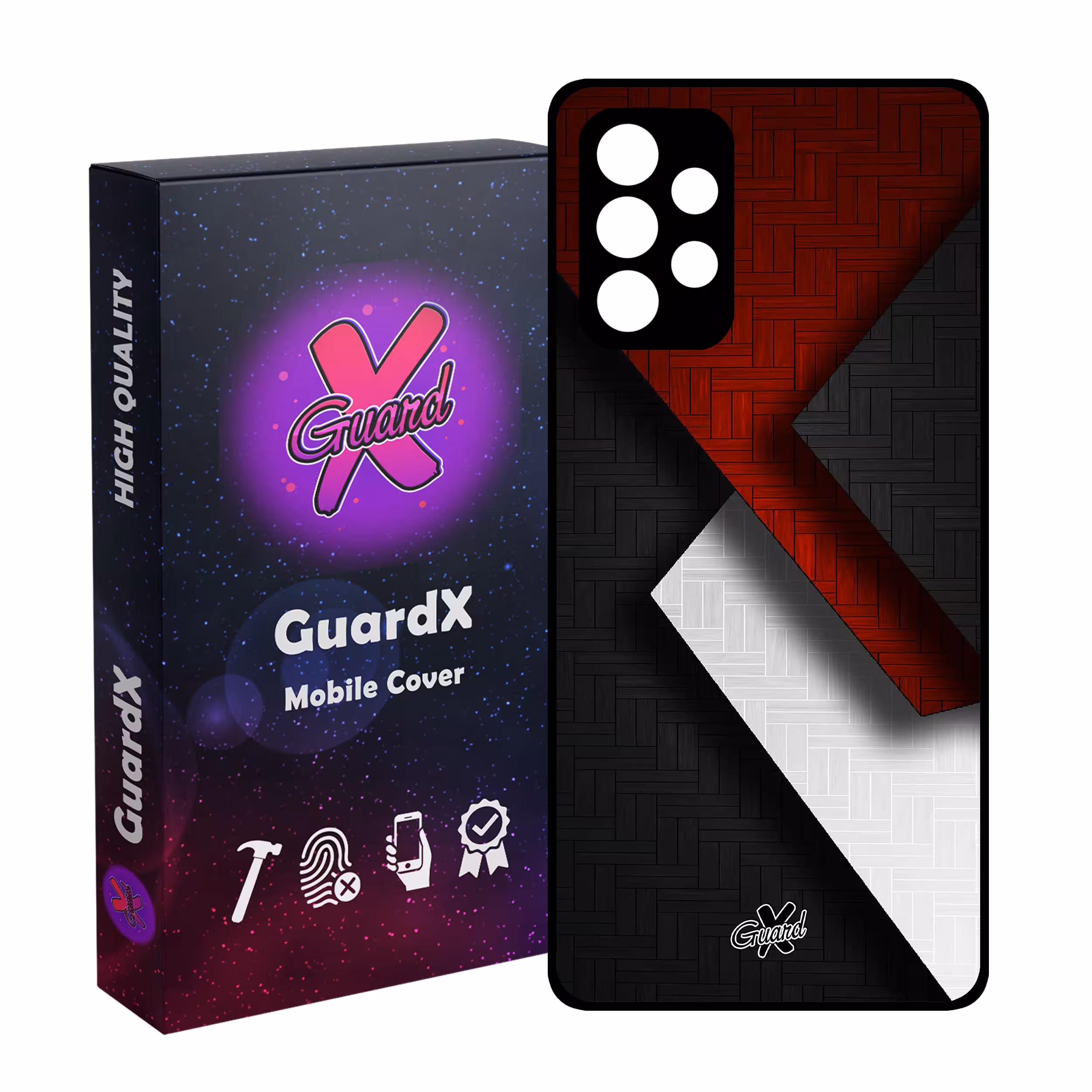 کاور گارد ایکس طرح Shape مدل Glass10174 مناسب برای گوشی موبایل سامسونگ Galaxy A32 4G