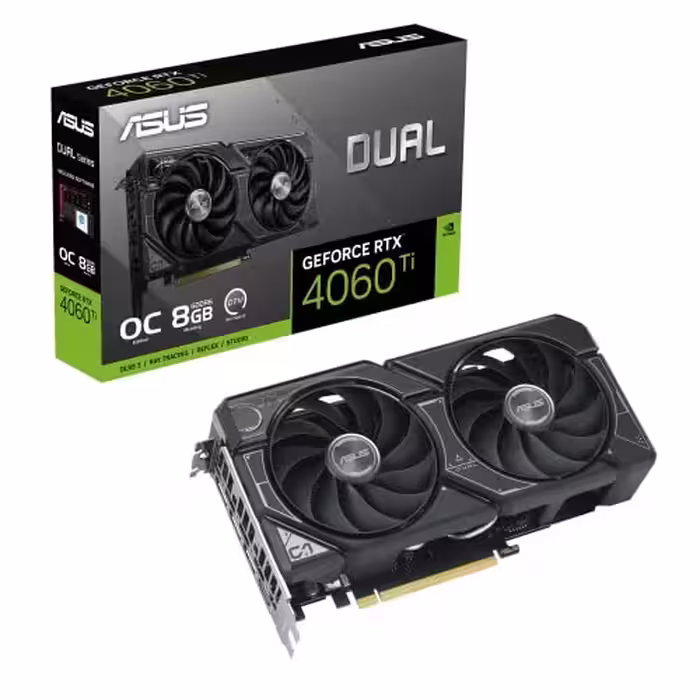 کارت گرافیک ایسوس مدل ASUS Dual GeForce RTX 4060 Ti OC | آرکا 90