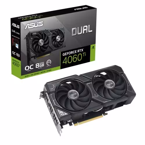 کارت گرافیک ایسوس مدل ASUS Dual GeForce RTX 4060 Ti OC | آرکا 90