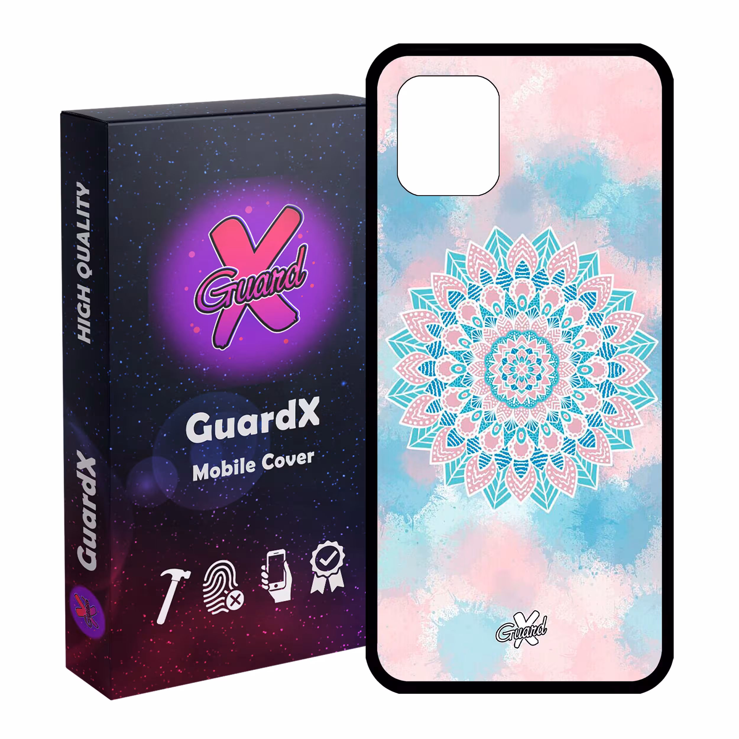 کاور گارد ایکس طرح ماندالا مدل Glass10065 مناسب برای گوشی موبایل سامسونگ Galaxy Note 10 Lite