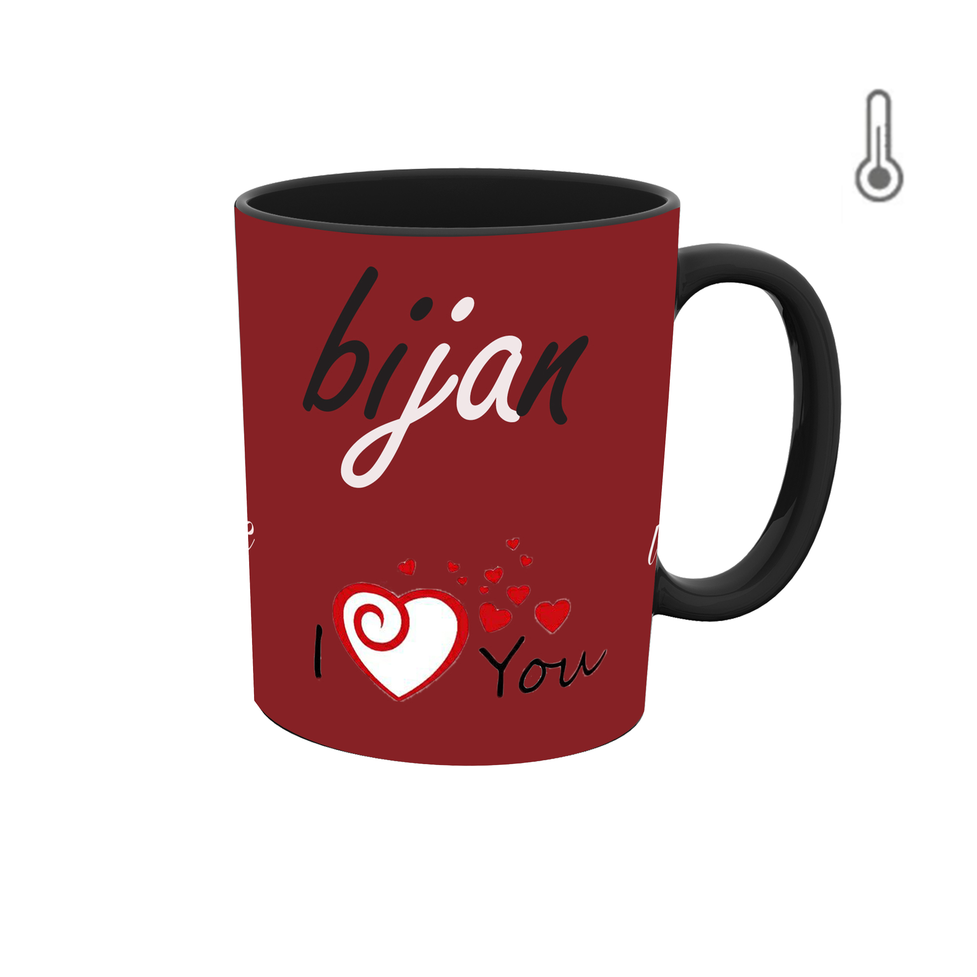 ماگ حرارتی طرح اسم بیژن