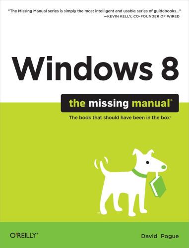 خرید و دانلود نسخه کامل کتاب Windows 8: The Missing Manual