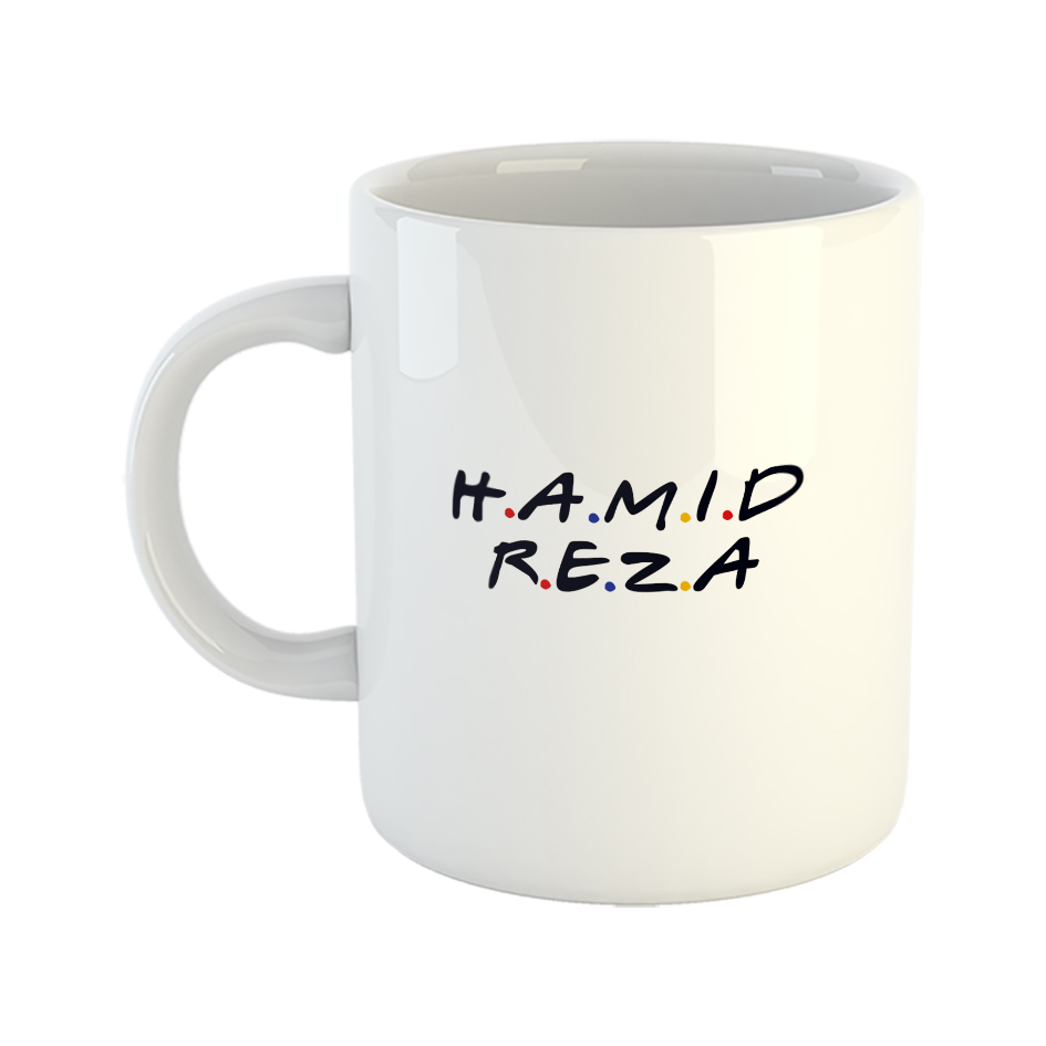 ماگ طرح فرندز مدل حمیدرضا