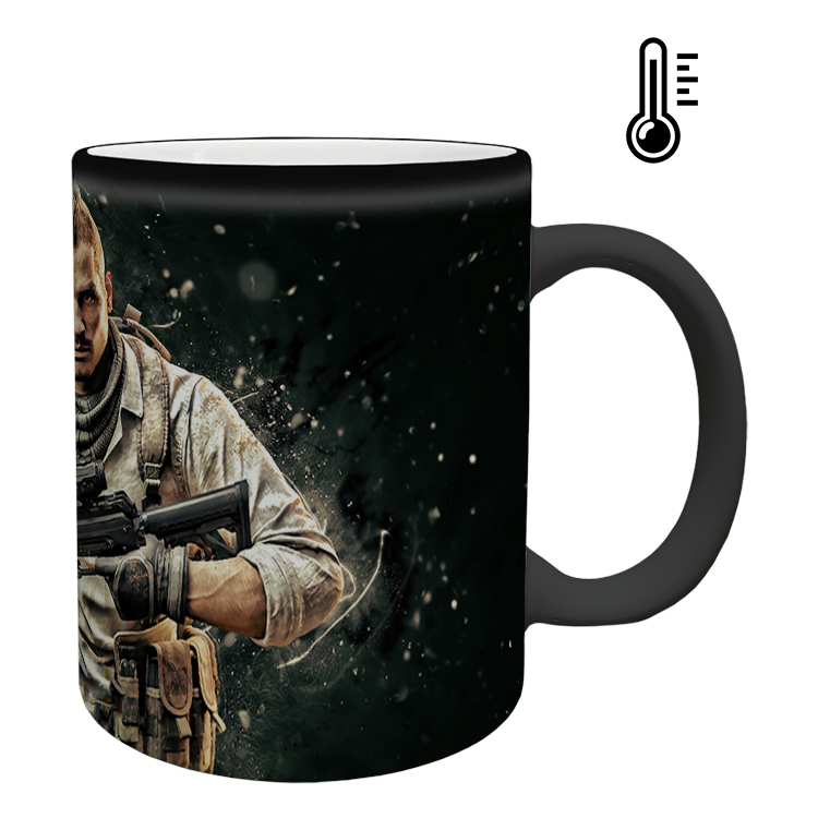 ماگ حرارتی مدل بازی کال آف دیوتی call of duty کد 12