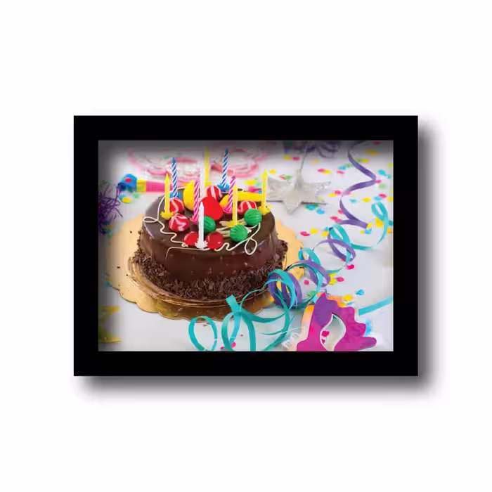 تابلو مدل مناسبتی طرح هدیه تولد -1km-Happy Birthday | دنیای قاب